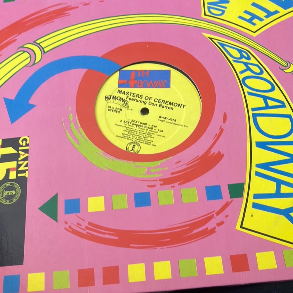 Masters of Ceremony 4th and broadway Vinyl Record